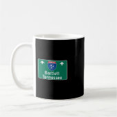 Mug Bartlett Tennessee Autoroute Interstate Vacances S (Gauche)