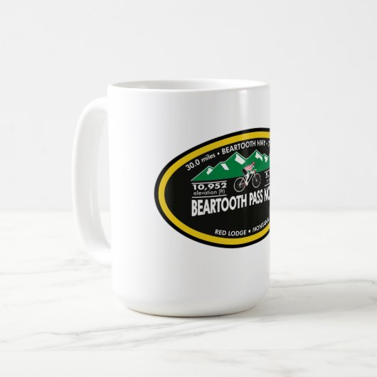 MUG BARTOOTH PASS NORTH- RED LODGE, MT - "OVAL" (Devant gauche)