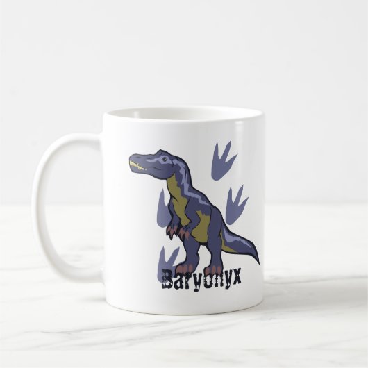Mug Baryonyx bleu (Gauche)