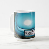 Mug Bas BLEUE Kruzen classique voiture large (Devant gauche)