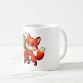 Mug Bas de Noël Renard Festif (Devant droit)