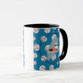 Mug Base-ball, café et beignets dans le Maine (Devant droit)