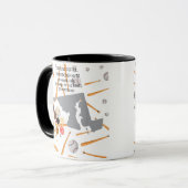 Mug Base-ball, café et beignets dans le Maryland (Devant gauche)