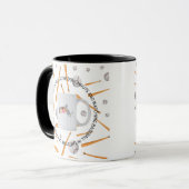 Mug Base-ball, café et beignets dans le Massachusetts (Devant gauche)