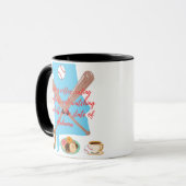Mug Base-ball, café et beignets en Alabama (Devant gauche)
