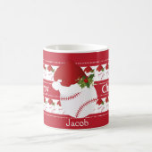 Mug Base-ball de Joyeux Noël (Centre)