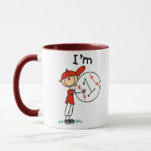 Mug Base-ball garçons, j'ai 1 an (Gauche)
