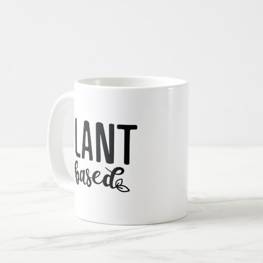 Mug Basé sur le plante (Devant gauche)