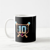 Mug Baseball 10 Ans Crème Glace Drip 10e Anniversaire (Gauche)