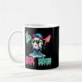 Mug Baseball 67 Drip Six Seven Signes de la main Crème (Gauche)