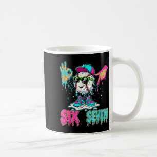 Mug Baseball 67 Drip Six Seven Signes de la main Crème