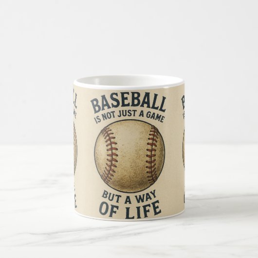 Mug Baseball, a way of life! (Centre)