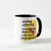 Mug Baseball and Coffee in New Mexico (Devant droit)