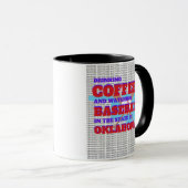 Mug Baseball and Coffee in Oklahoma (Devant droit)
