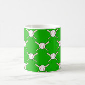 Mug Baseball - Ballons & Bats Motif sans couture (Centre)