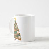 Mug Baseball Bat Christmas Tree Lights Holiday Design  (Devant gauche)