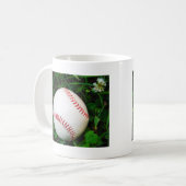 Mug Baseball blanc avec points rouges (Devant gauche)