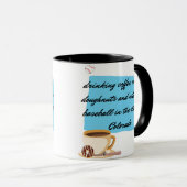 Mug Baseball, café et beignets au Colorado (Devant droit)