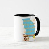 Mug Baseball, coffee and donuts in Georgia (Devant droit)