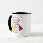 Mug Baseball, coffee and donuts in Hawaii  (Devant gauche)