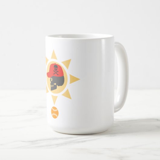 Mug Baseball crâne (Devant droit)