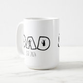 Mug Baseball DAD et l'enfant (Devant gauche)