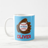 Mug Baseball de Pitcher Boy #1 personnalisé (Gauche)