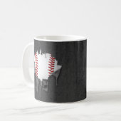 Mug Baseball déchiré (Devant gauche)