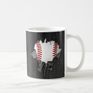 Mug Baseball déchiré
