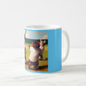 Mug Baseball des chats (Devant droit)