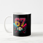 Mug Baseball Drip 6 7 Numéro 67 Six Sept Mème Hommes B (Gauche)