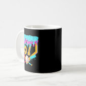 Mug Baseball Drip Ice Cream Number 67 Player Or 67th B (Devant gauche)