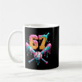 Mug Baseball Drip Number 67 Player (Gauche)