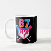 Mug Baseball Drip Number 67 Player Or 67th Birthday  (Gauche)