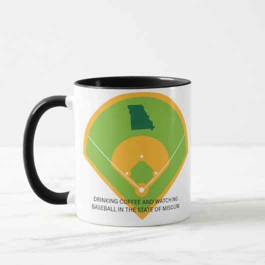Mug Baseball et café dans le Missouri (Gauche)