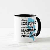 Mug Baseball et café dans le New Jersey (Devant droit)