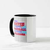Mug Baseball et café en Oklahoma (Devant gauche)