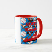 Mug Baseball et café en Virginie (Devant droit)