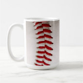 Mug Baseball et Softball Couture Rouge (Gauche)
