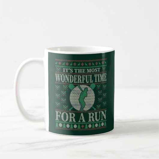 MUG BASEBALL FUNNY NOËL CITE UN PEU PLUS DOUX (Gauche)