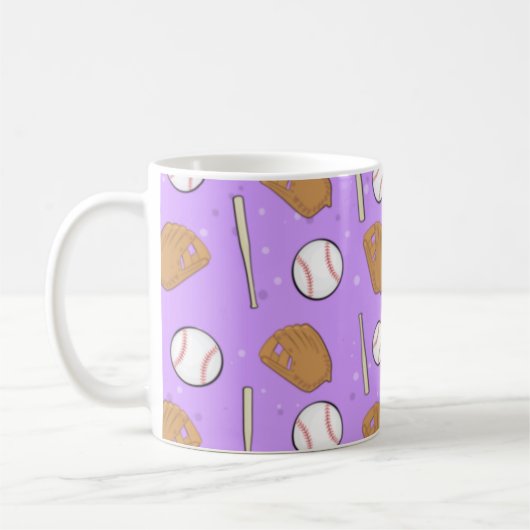 Mug Baseball - Gants, Boules & Bats (Gauche)