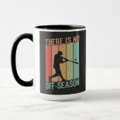 Mug Baseball Il n'y a pas de saison (Gauche)