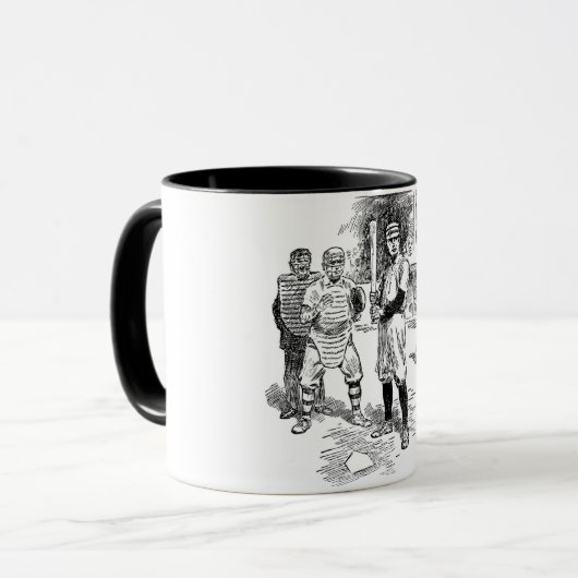 Mug Baseball : Joueurs (Devant gauche)