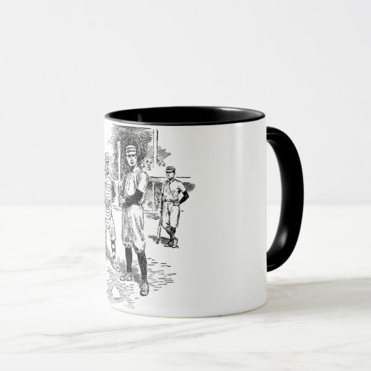 Mug Baseball : Joueurs (Devant droit)