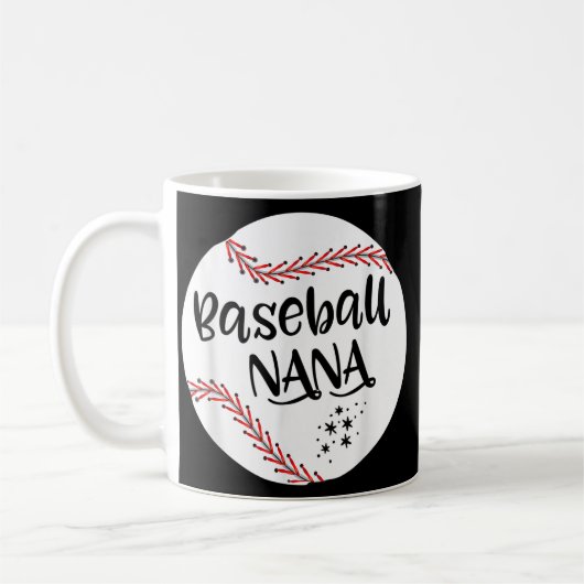Mug Baseball Nana Grandma Femmes Noël Mère de Noël (Gauche)