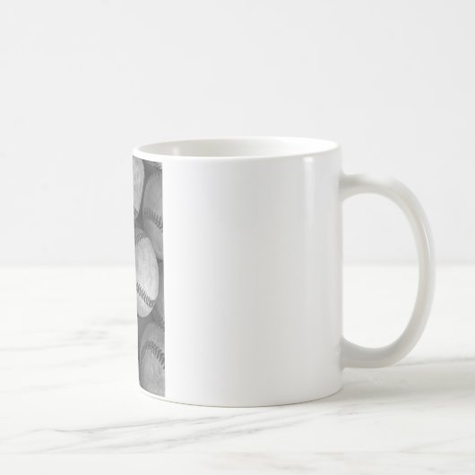 Mug Baseball noir et blanc (Droite)