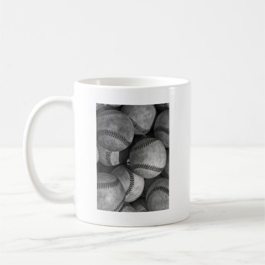 Mug Baseball noir et blanc (Gauche)