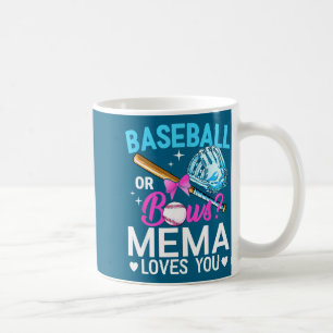 Mug Baseball ou rubans mema aime révélation de genre g