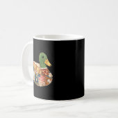 Mug Baseball Patchwork Mallard Duck Jour de Match (Devant gauche)