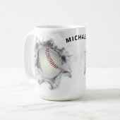 Mug Baseball personnalisé (Devant gauche)